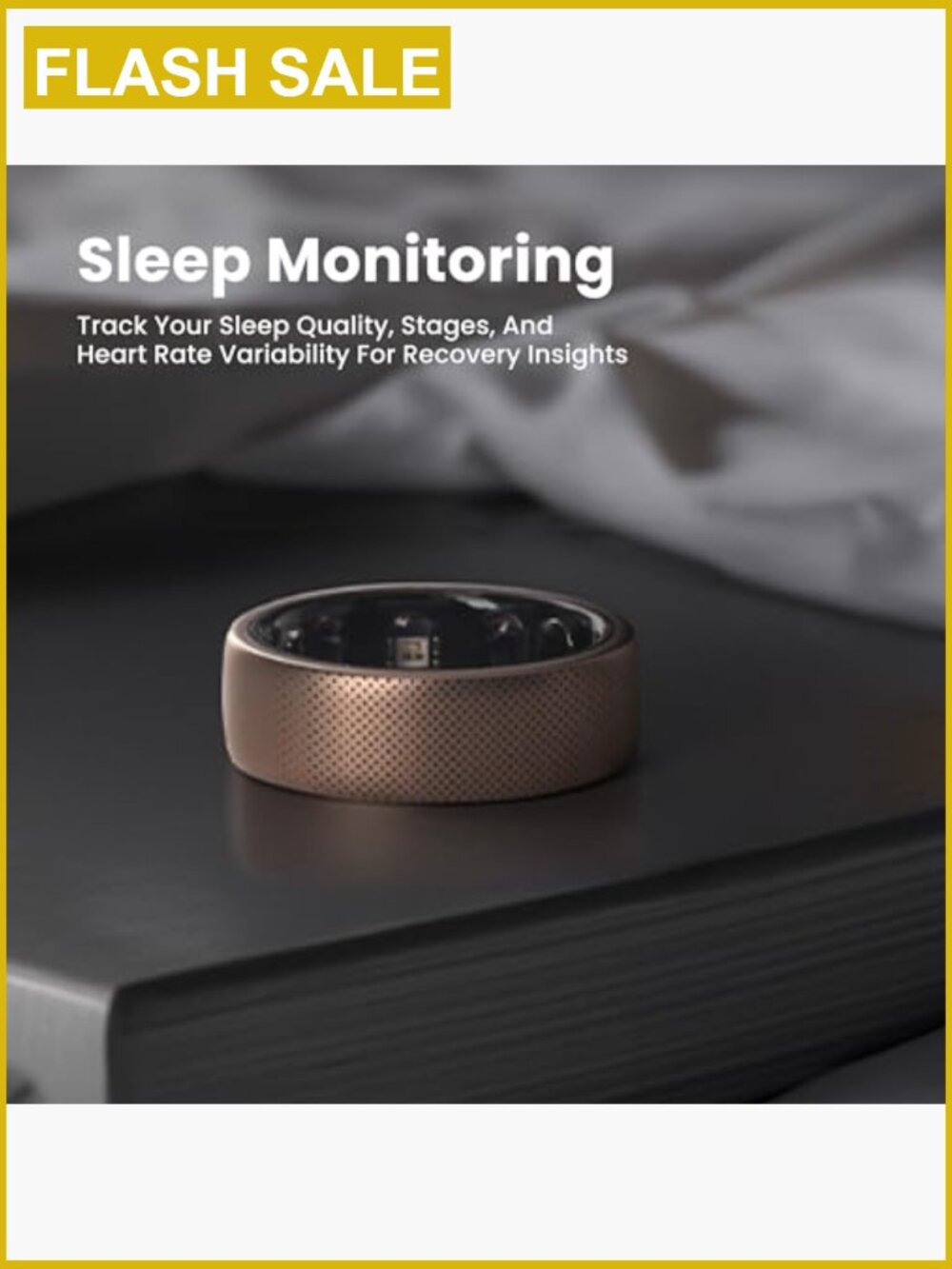 Smart Ring Health Tracker Fitness Tracker Sleep Heart Rate Stress - Picture 3 of 6
